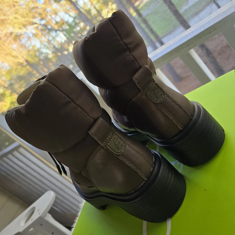 🤎Sam Edelman Lakyn Nylon Snow Brown Boots